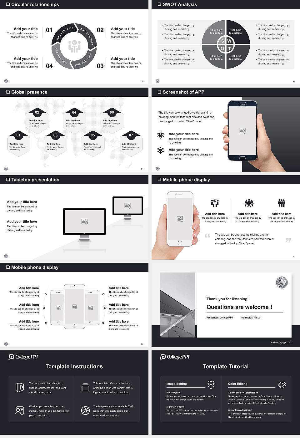 University of Bath General Purpose PPT Template16:9 ratio PPT effect preview image5