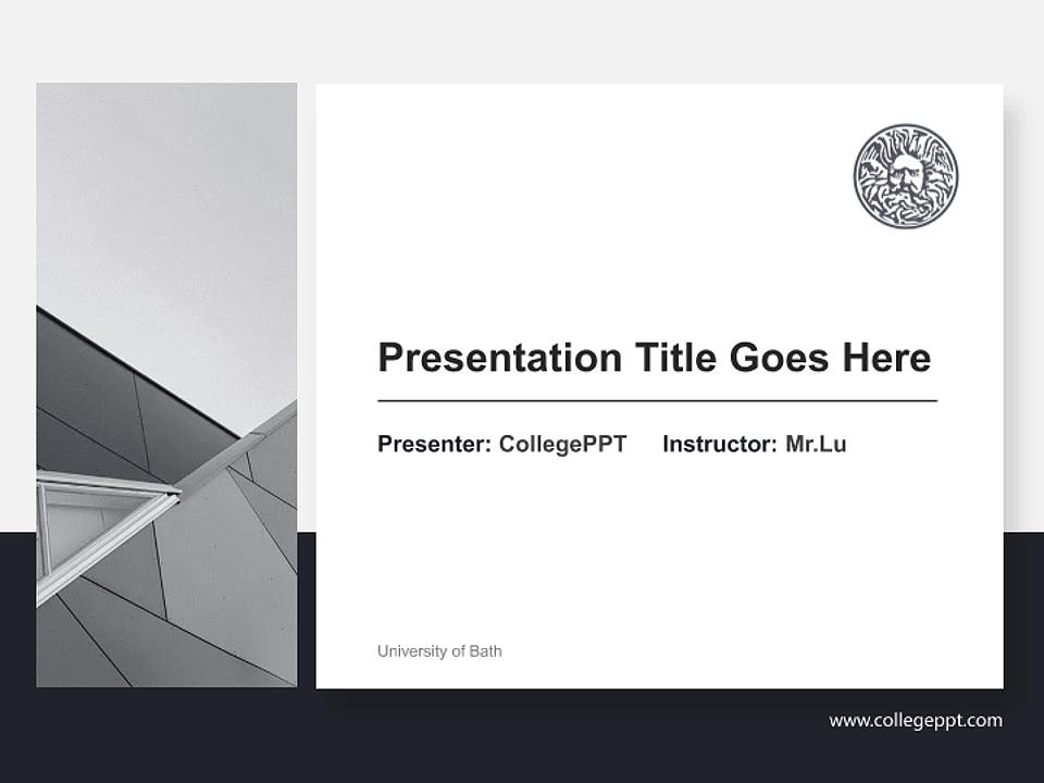 University of Bath General Purpose PPT Template4:3 ratio PPT effect preview image6