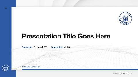 Shizuoka University Thesis Proposal/Graduation Defense PPT Template