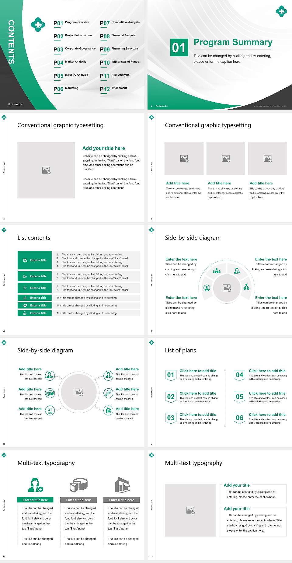 Shonan University of Medical Sciences Competition/Entrepreneurship Contest PPT Template4:3 ratio PPT effect preview image2