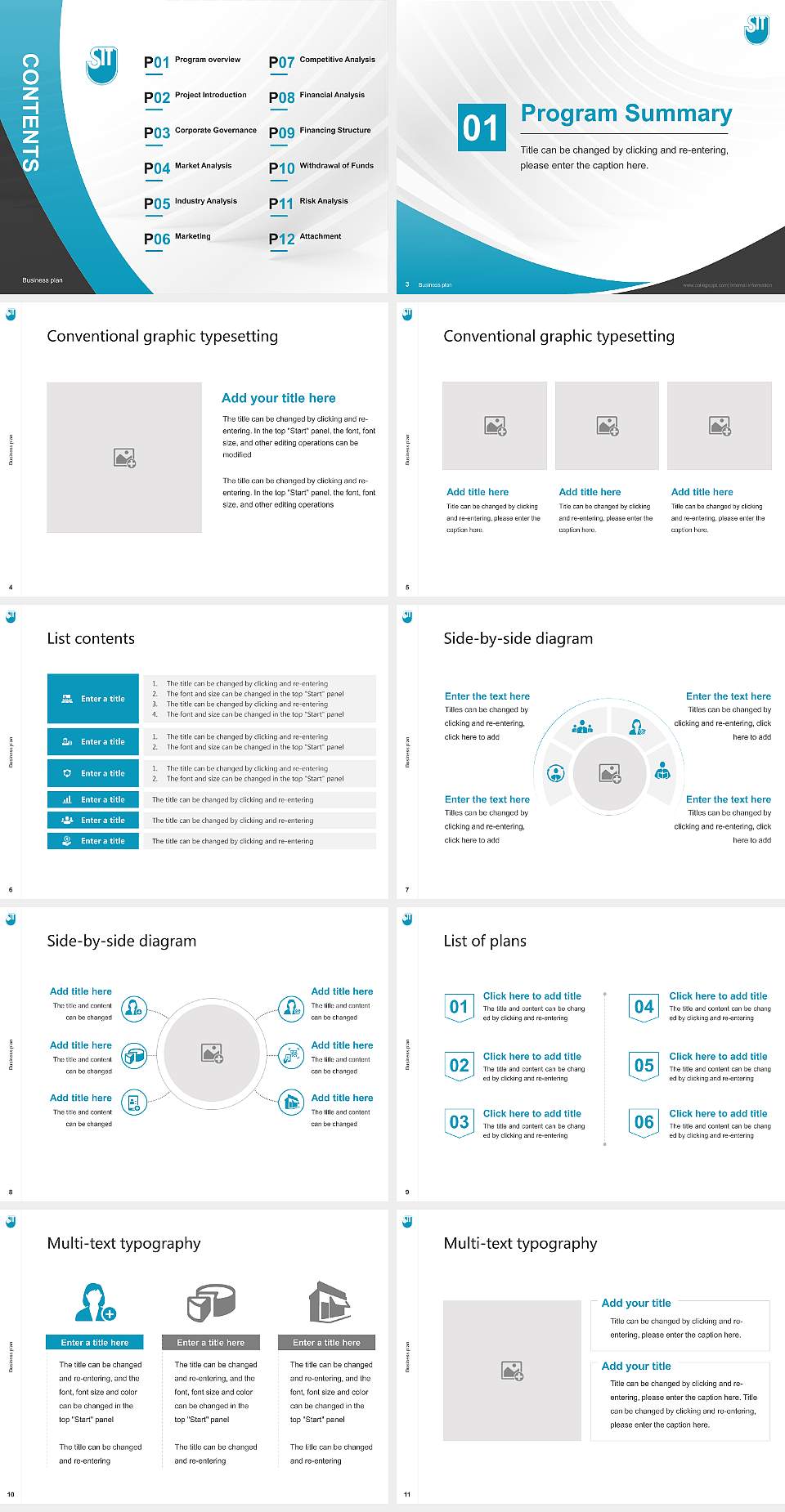 Shonan Institute of Technology Competition/Entrepreneurship Contest PPT Template4:3 ratio PPT effect preview image2