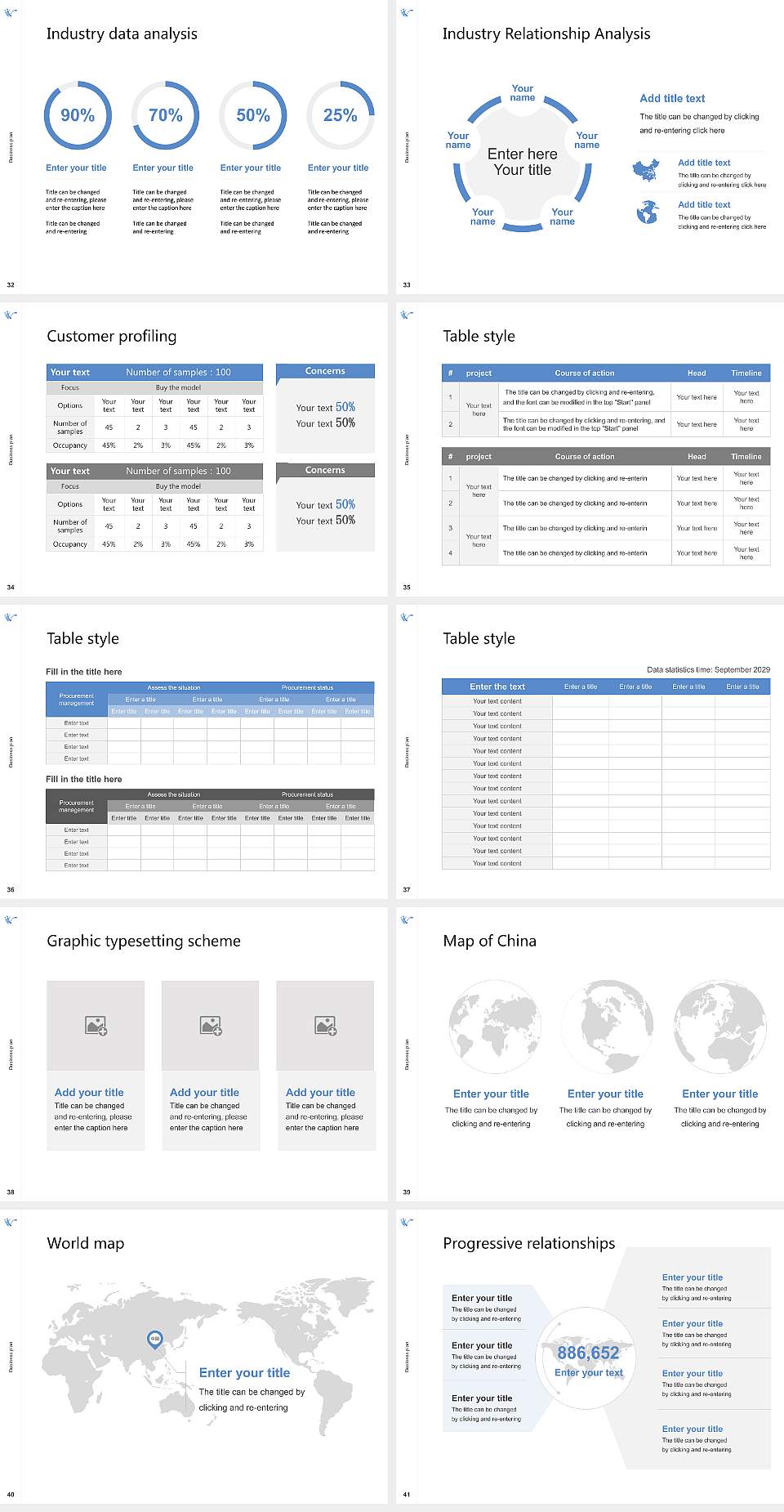 Shizuoka University of Welfare Competition/Entrepreneurship Contest PPT Template4:3 ratio PPT effect preview image5