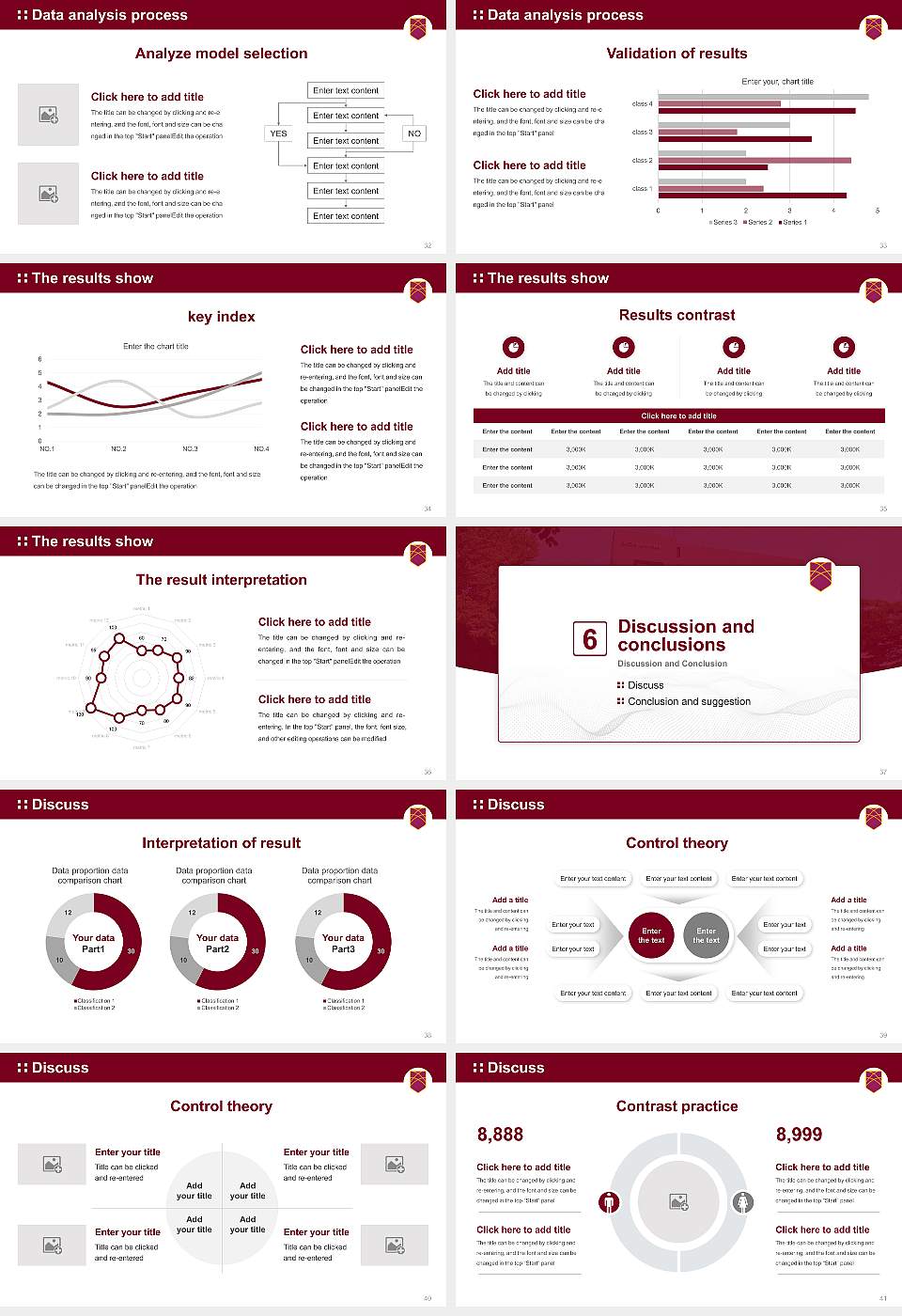 Shoin University Graduation Thesis Defense PPT Template16:9 ratio PPT effect preview image5
