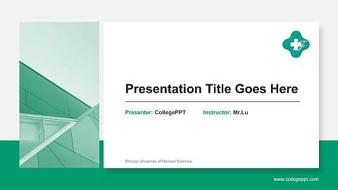 Shonan University of Medical Sciences General PPT Template