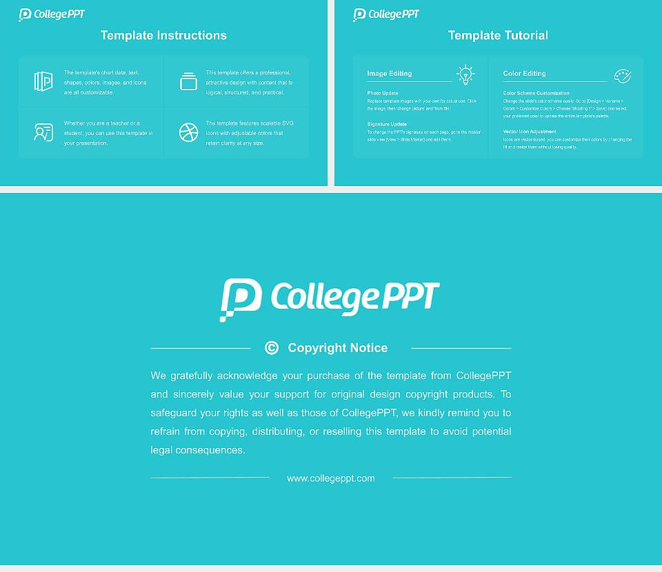 Shobi University Course/Courseware Creation PPT Template16:9 ratio PPT effect preview image5