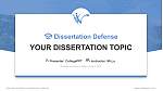 Shizuoka University of Welfare Graduation Thesis Defense PPT Template