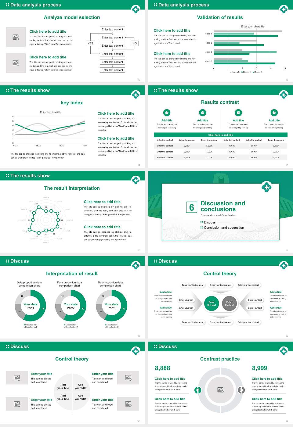 Shonan University of Medical Sciences Graduation Thesis Defense PPT Template16:9 ratio PPT effect preview image5