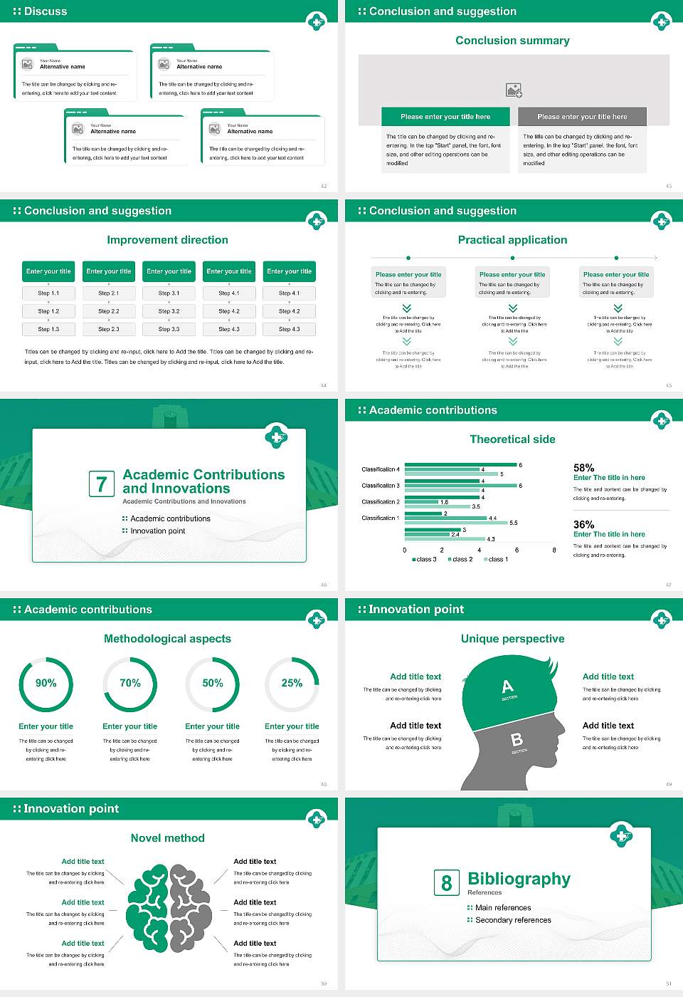 Shonan University of Medical Sciences Graduation Thesis Defense PPT Template16:9 ratio PPT effect preview image6
