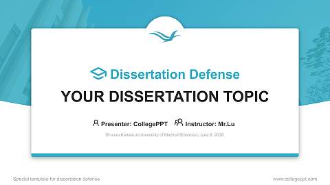 Shonan Kamakura University of Medical Sciences Graduation Thesis Defense PPT Template