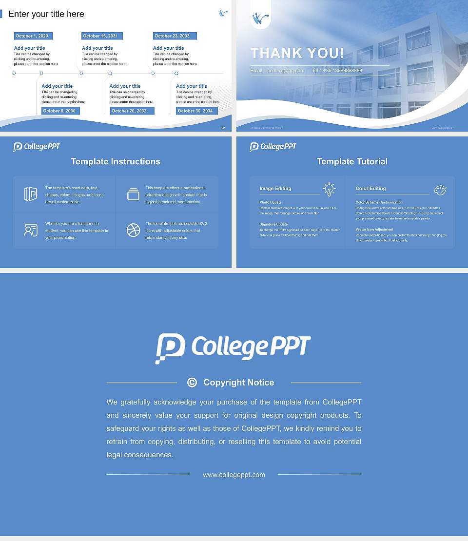 Shizuoka University of Welfare Lecture Sharing and Networking Event PPT Template16:9 ratio PPT effect preview image4