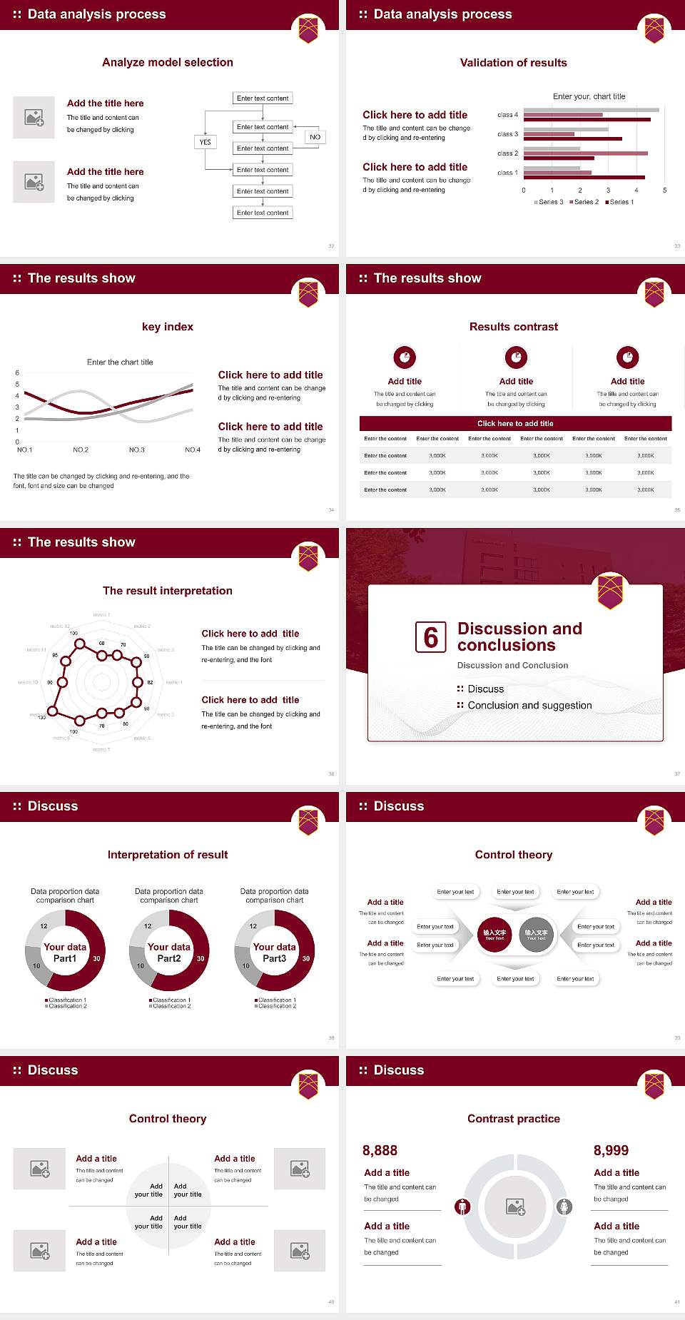 Shoin University Graduation Thesis Defense PPT Template4:3 ratio PPT effect preview image5