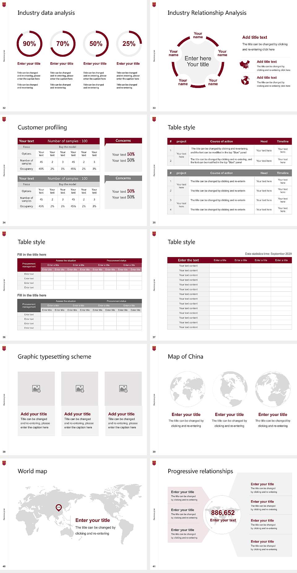 Shoin University Competition/Entrepreneurship Contest PPT Template4:3 ratio PPT effect preview image5