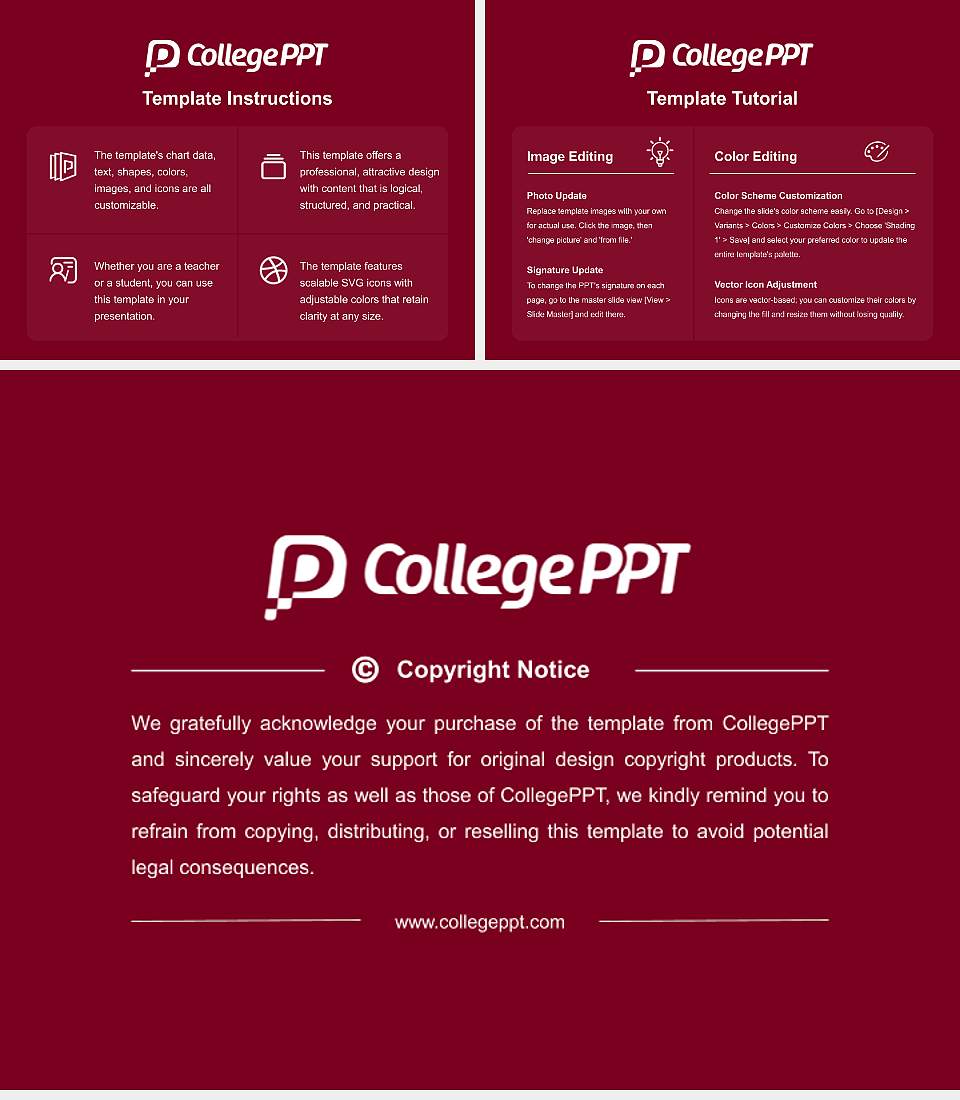 Shoin University Academic Presentation/Research Findings Report PPT Template4:3 ratio PPT effect preview image5