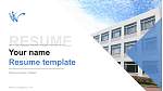 Shizuoka University of Welfare Resume PPT Template