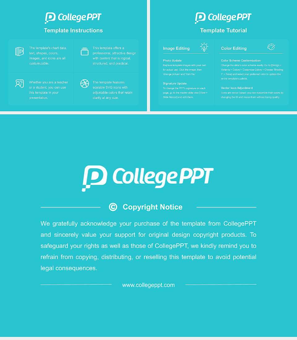 Shobi University Course/Courseware Creation PPT Template4:3 ratio PPT effect preview image5
