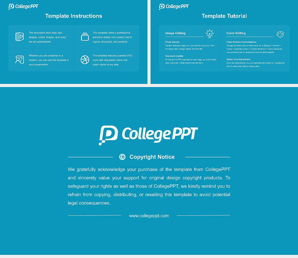 Shonan Institute of Technology Course/Courseware Creation PPT Template16:9 ratio PPT effect preview image5
