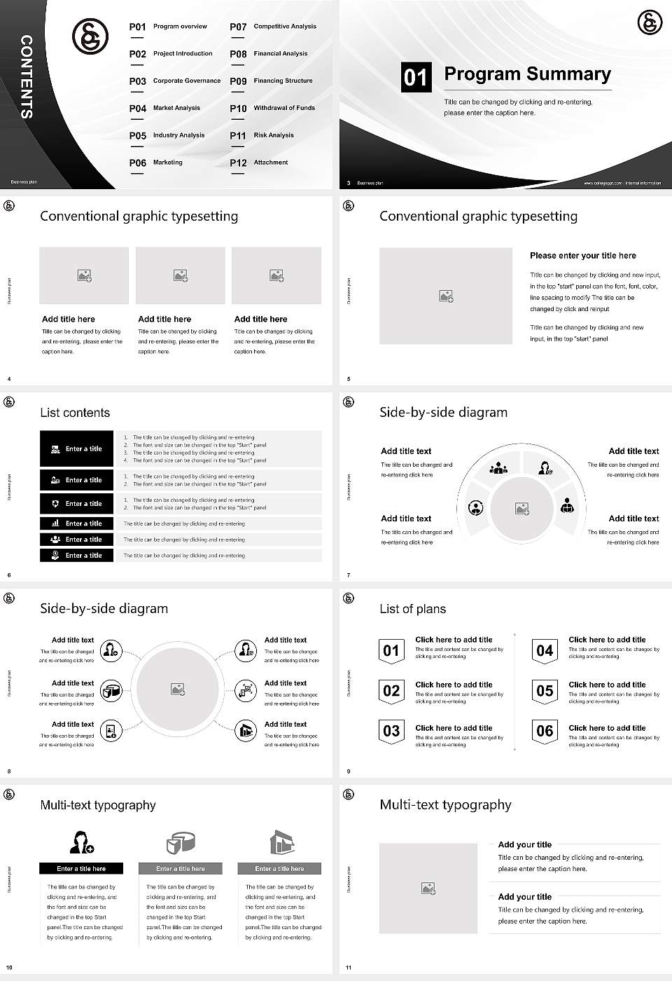 Senzoku Gakuen College of Music Competition/Entrepreneurship Contest PPT Template16:9 ratio PPT effect preview image2