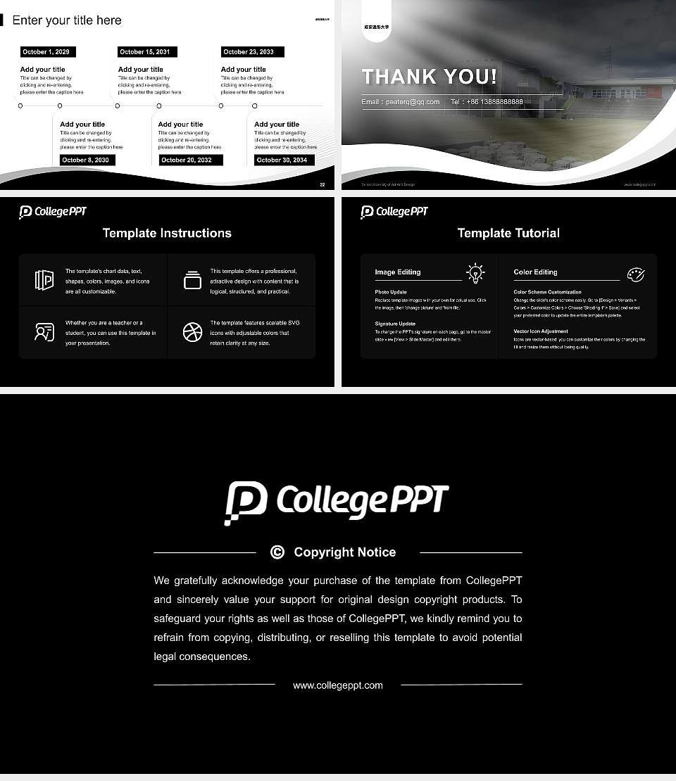 Seian University of Art And Design Lecture Sharing and Networking Event PPT Template16:9 ratio PPT effect preview image4