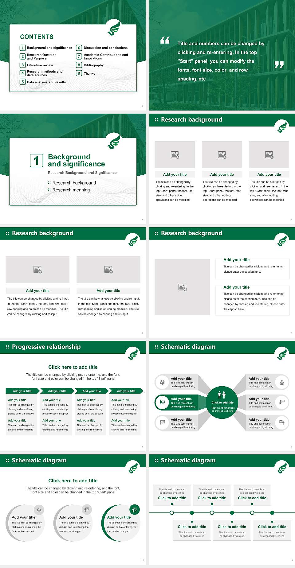 Shinshu University Graduation Thesis Defense PPT Template4:3 ratio PPT effect preview image2
