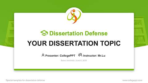 Seiwa University Graduation Thesis Defense PPT Template