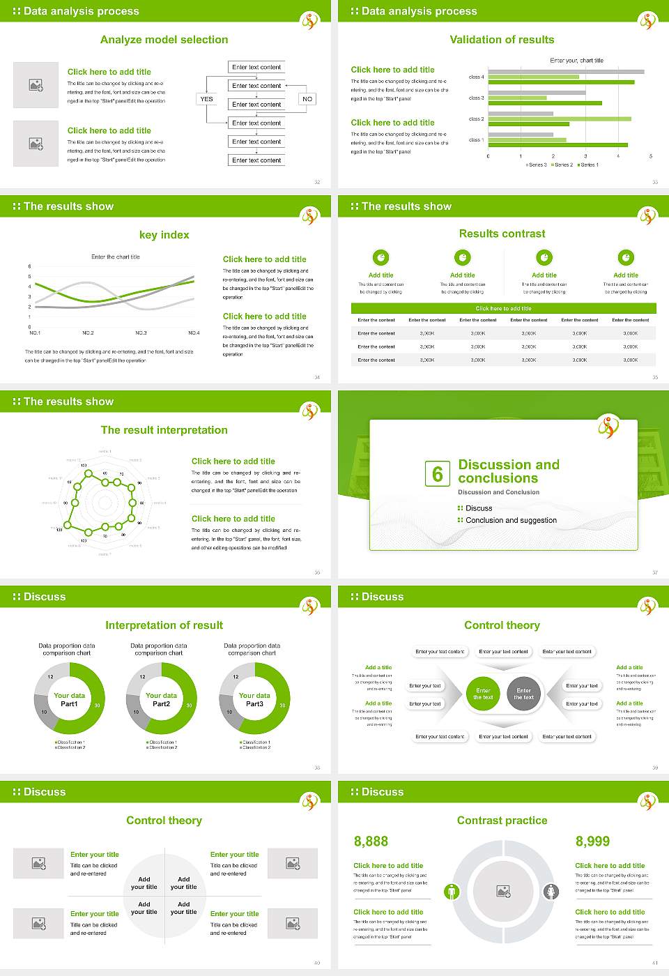 Seiwa University Graduation Thesis Defense PPT Template16:9 ratio PPT effect preview image5