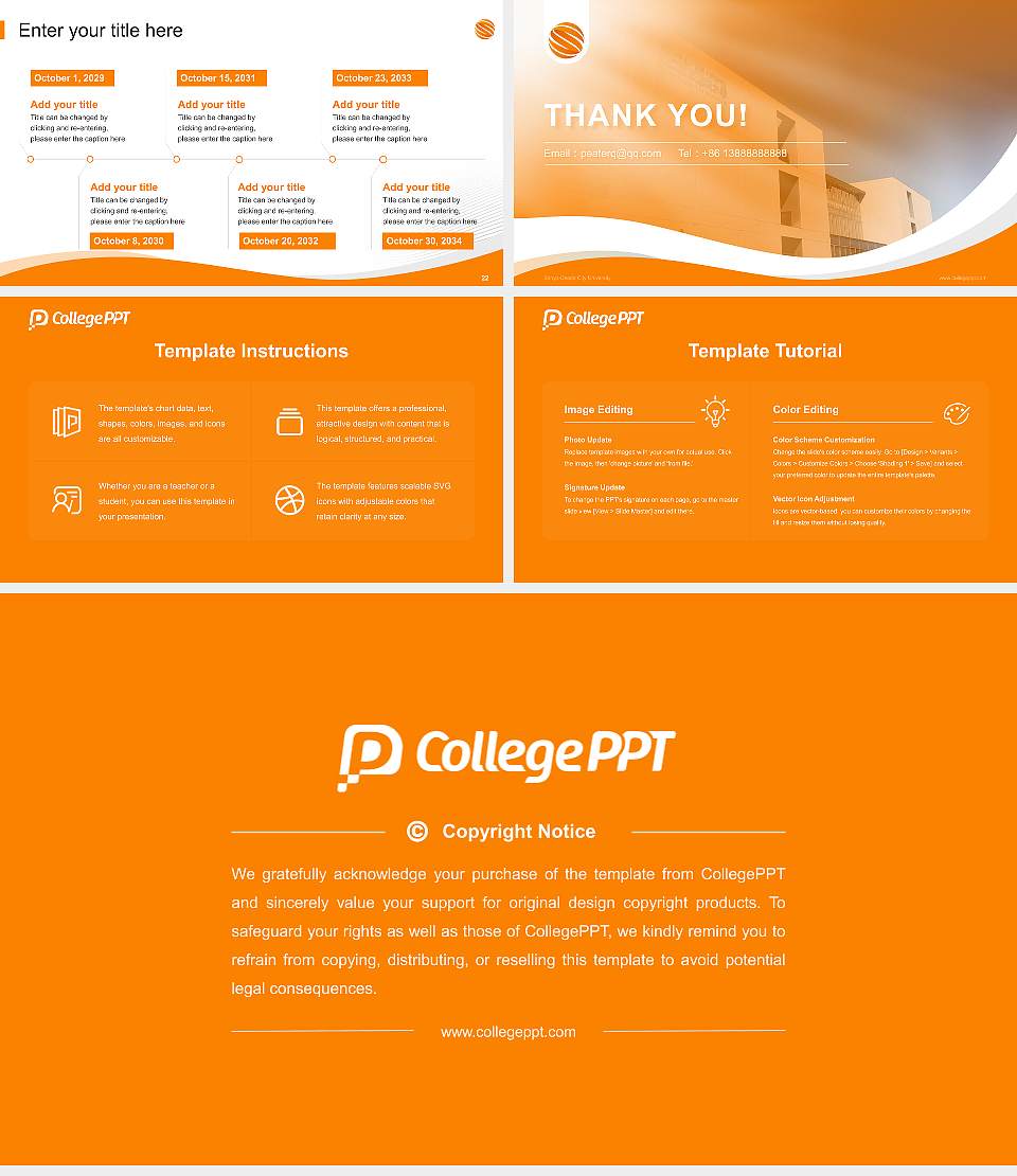 Sanyo-Onoda City University Lecture Sharing and Networking Event PPT Template16:9 ratio PPT effect preview image4