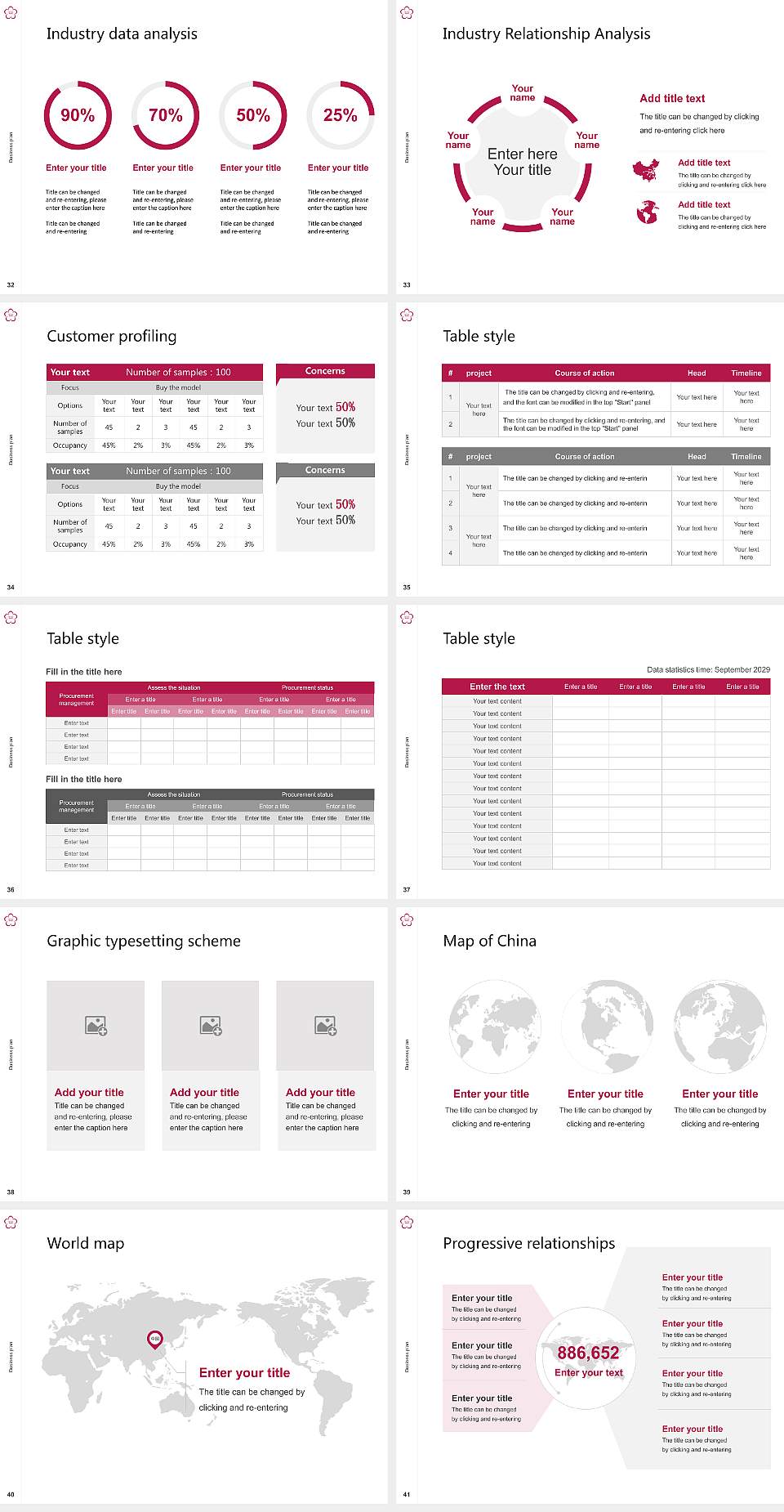 Shiraume Gakuen University Competition/Entrepreneurship Contest PPT Template4:3 ratio PPT effect preview image5