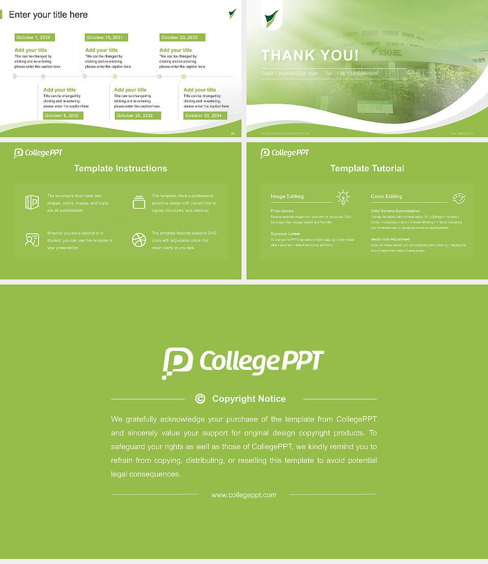 Shizuoka Sangyo University Iwata Campus Lecture Sharing and Networking Event PPT Template16:9 ratio PPT effect preview image4