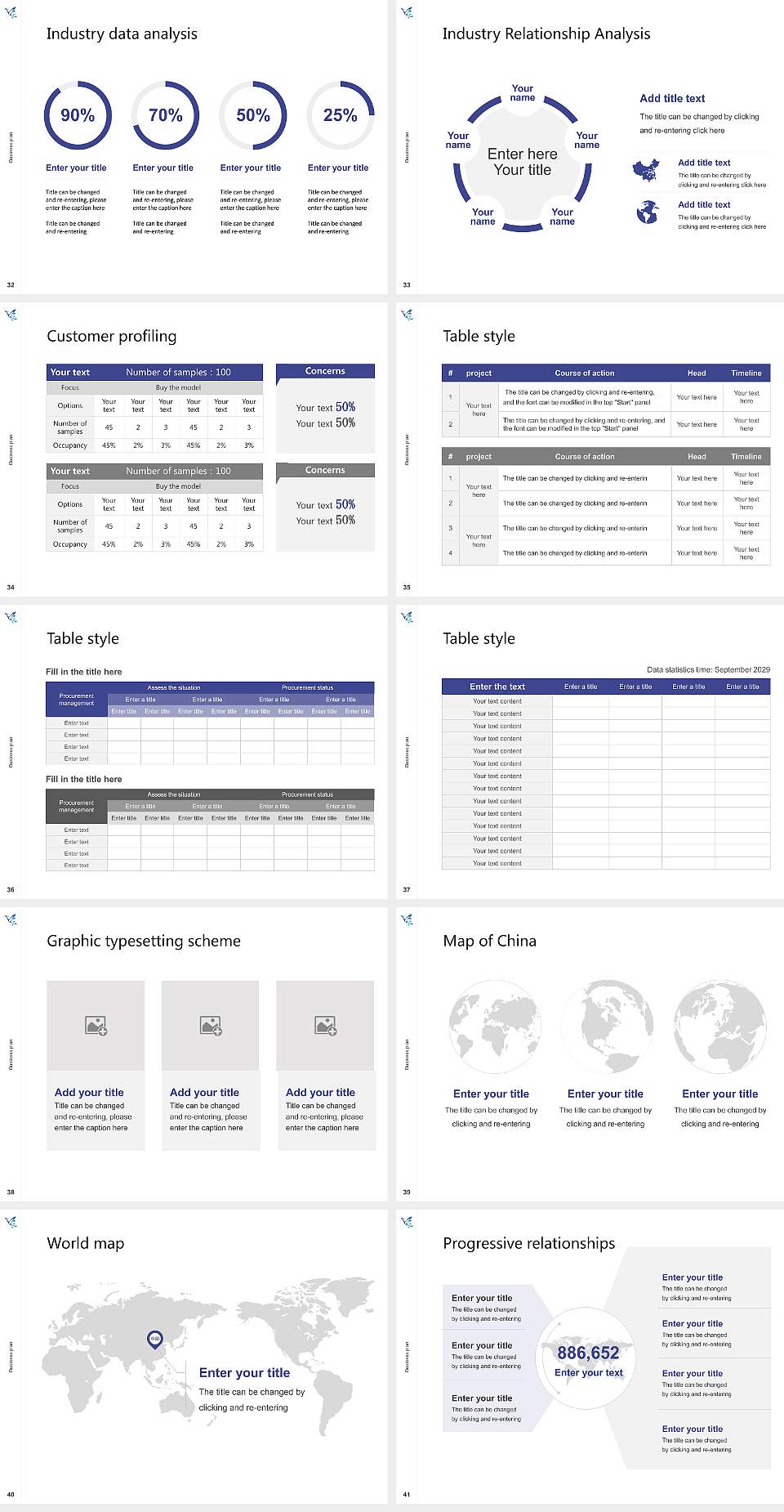 Shizuoka Graduate University of Public Health Competition/Entrepreneurship Contest PPT Template4:3 ratio PPT effect preview image5
