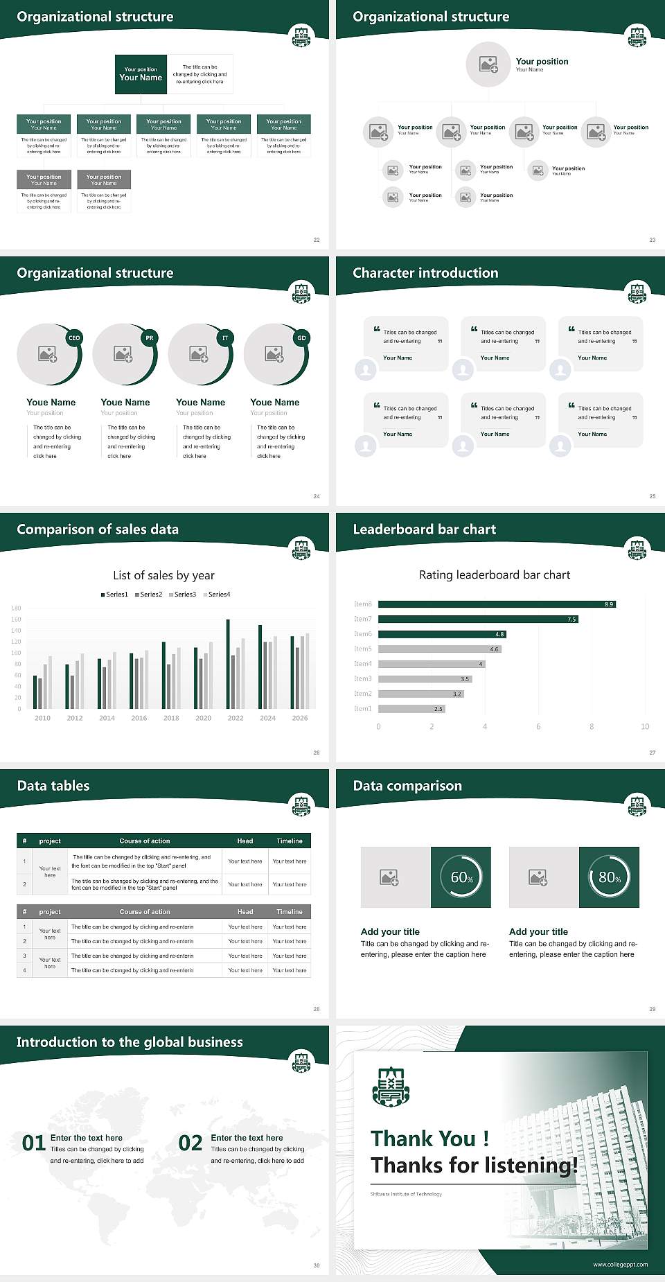 Shibaura Institute of Technology Academic Presentation/Research Findings Report PPT Template4:3 ratio PPT effect preview image4
