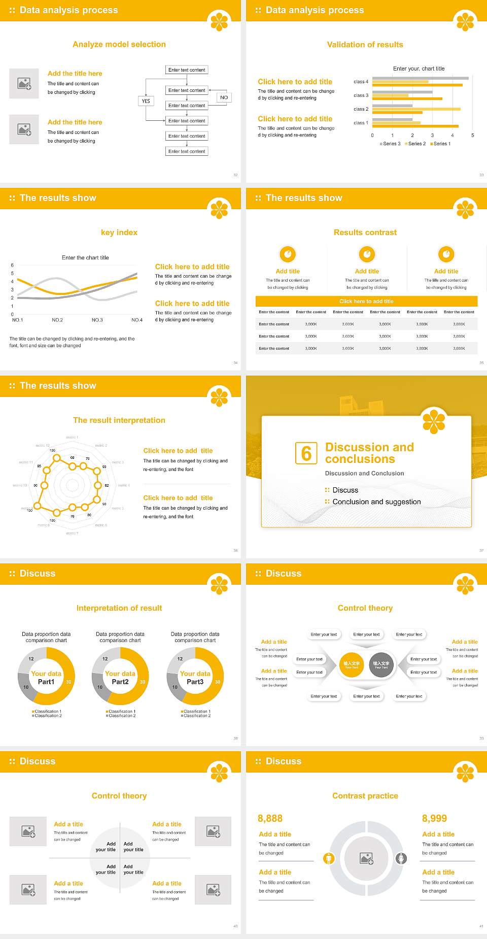 Sapporo City University Graduation Thesis Defense PPT Template4:3 ratio PPT effect preview image5