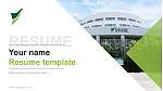 Shizuoka Sangyo University Iwata Campus Resume PPT Template
