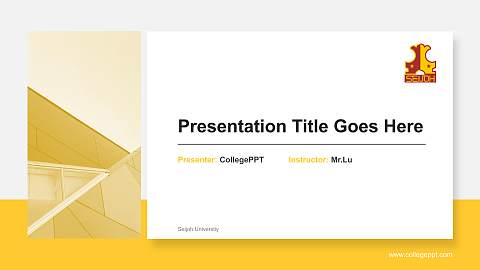 Seijoh University General PPT Template