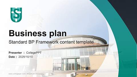 Seigakuin University Competition/Entrepreneurship Contest PPT Template