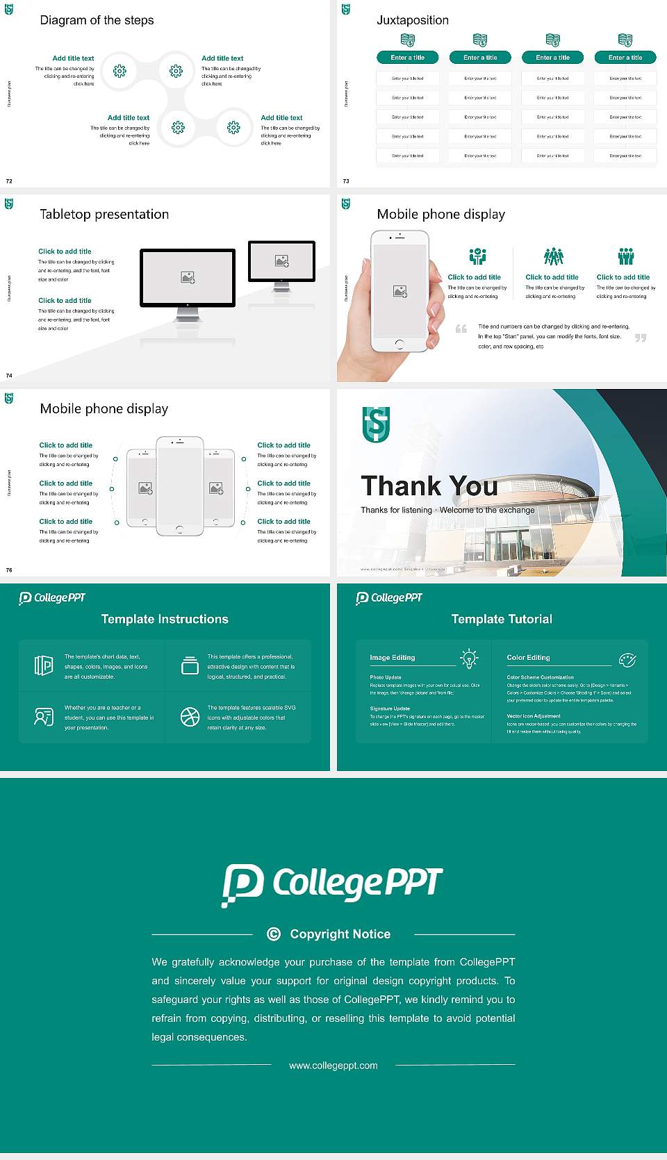 Seigakuin University Competition/Entrepreneurship Contest PPT Template16:9 ratio PPT effect preview image9