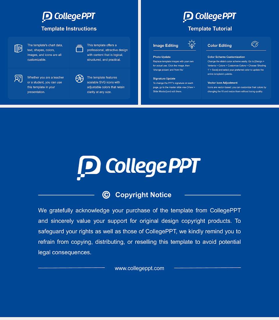 Shiga University Course/Courseware Creation PPT Template4:3 ratio PPT effect preview image5
