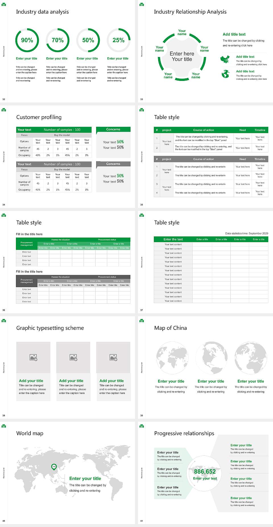 Sendai University Competition/Entrepreneurship Contest PPT Template4:3 ratio PPT effect preview image5