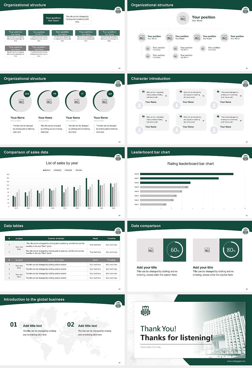 Shibaura Institute of Technology Academic Presentation/Research Findings Report PPT Template16:9 ratio PPT effect preview image4
