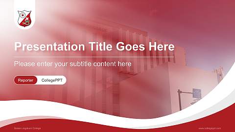 Seisen Jogakuin College Lecture Sharing and Networking Event PPT Template