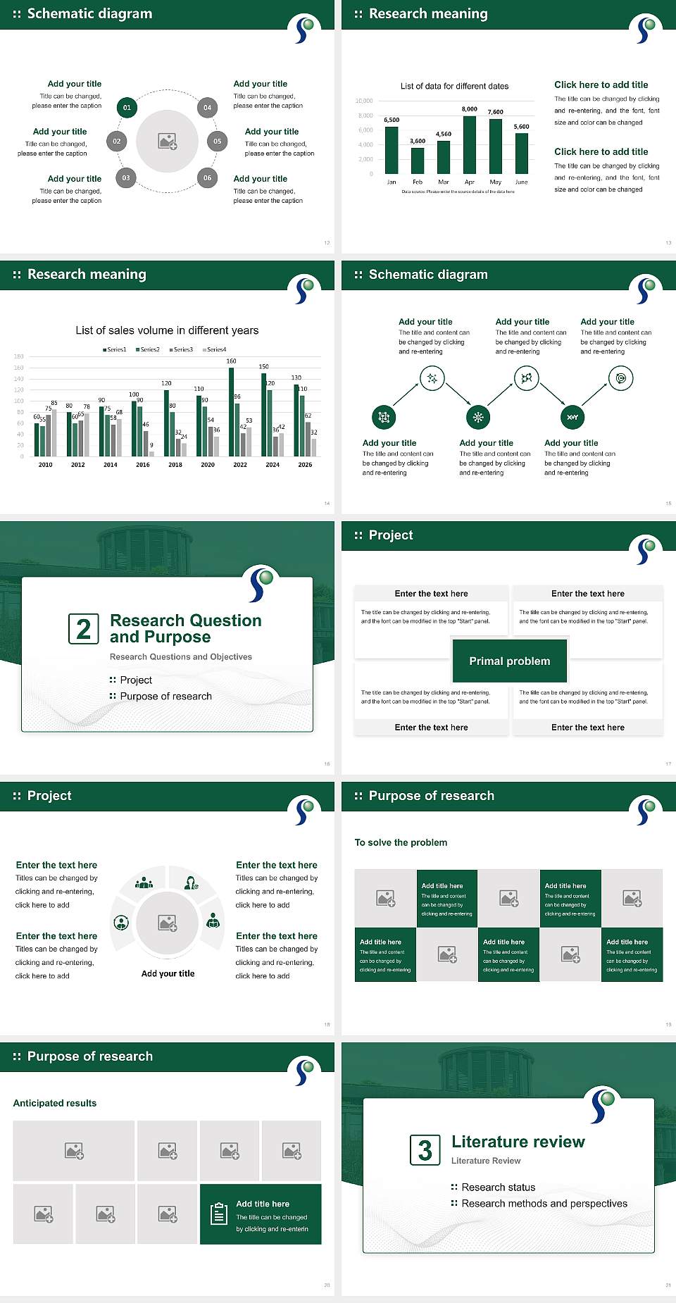 Senshu University Ikuta Campus Graduation Thesis Defense PPT Template4:3 ratio PPT effect preview image3