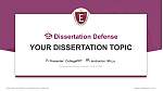Shizuoka Eiwa Gakuin University Graduation Thesis Defense PPT Template