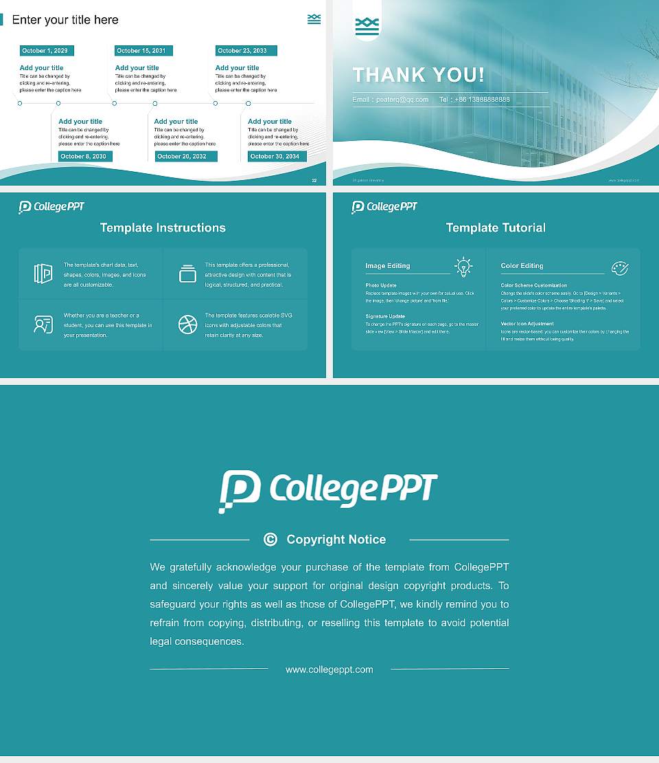 Shigakkan University Lecture Sharing and Networking Event PPT Template16:9 ratio PPT effect preview image4