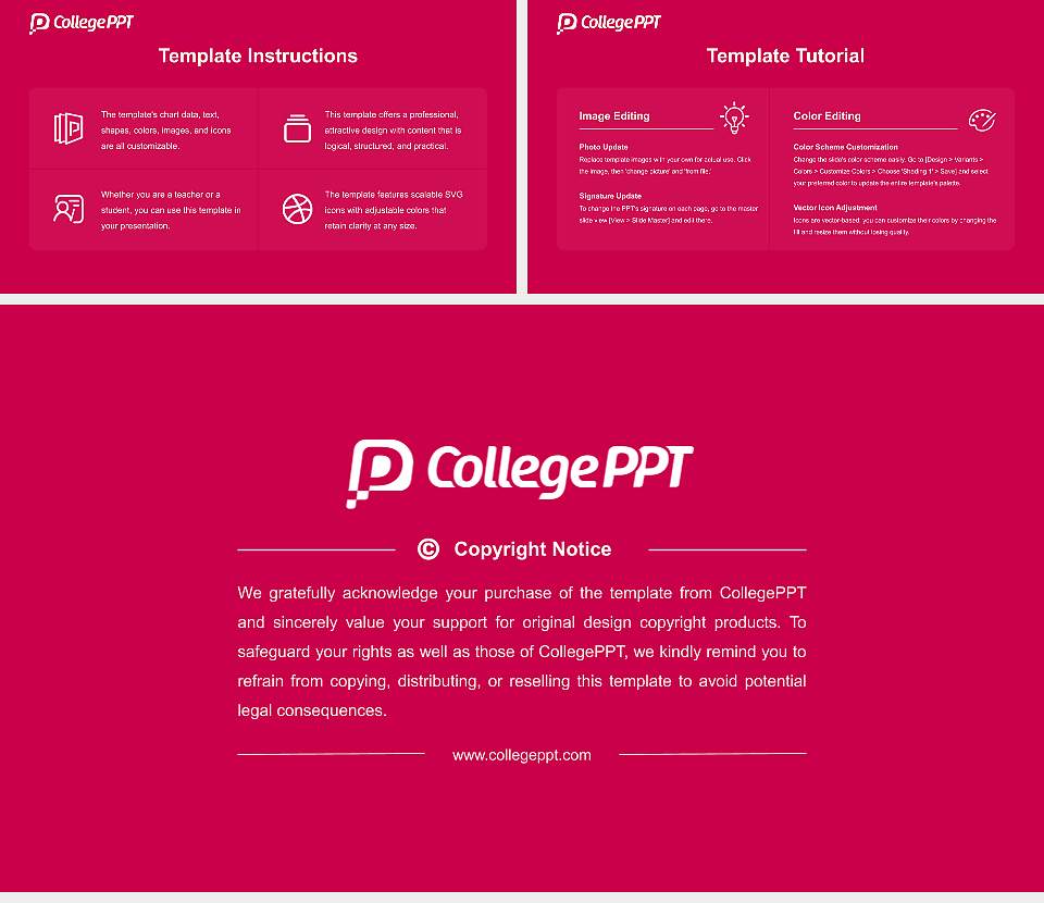 Shikoku Gakuin University Academic Presentation/Research Findings Report PPT Template16:9 ratio PPT effect preview image5