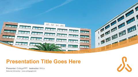 Setsunan University Course/Courseware Creation PPT Template