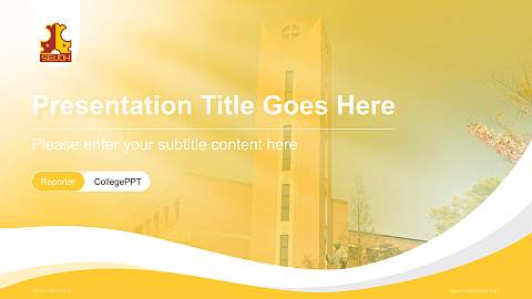 Seijoh University Lecture Sharing and Networking Event PPT Template
