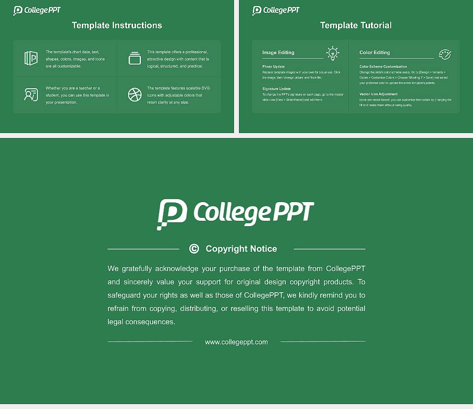 Shizuoka Professional University of Agriculture Academic Presentation/Research Findings Report PPT Template16:9 ratio PPT effect preview image5