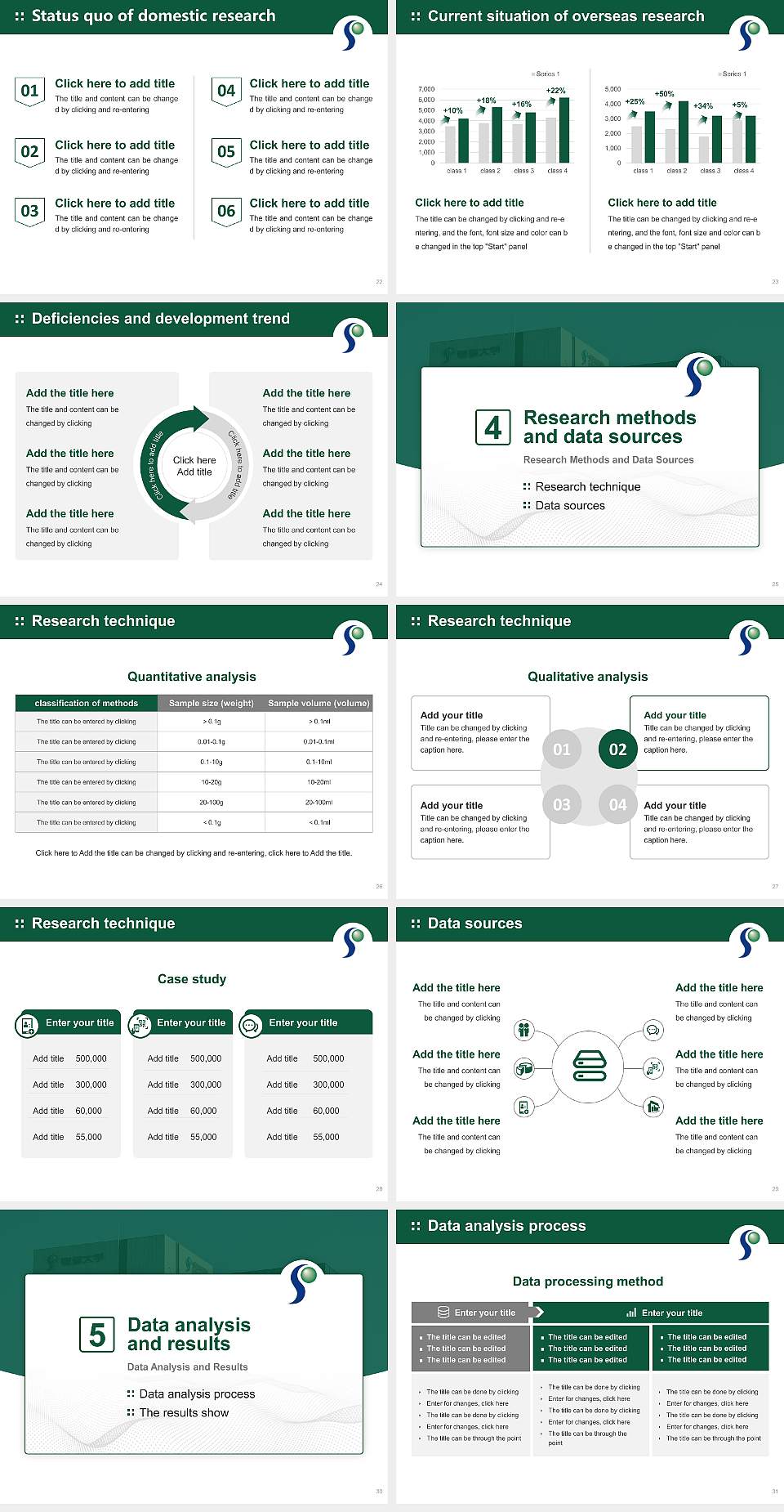 Senshu University Kanda Campus Graduation Thesis Defense PPT Template4:3 ratio PPT effect preview image4