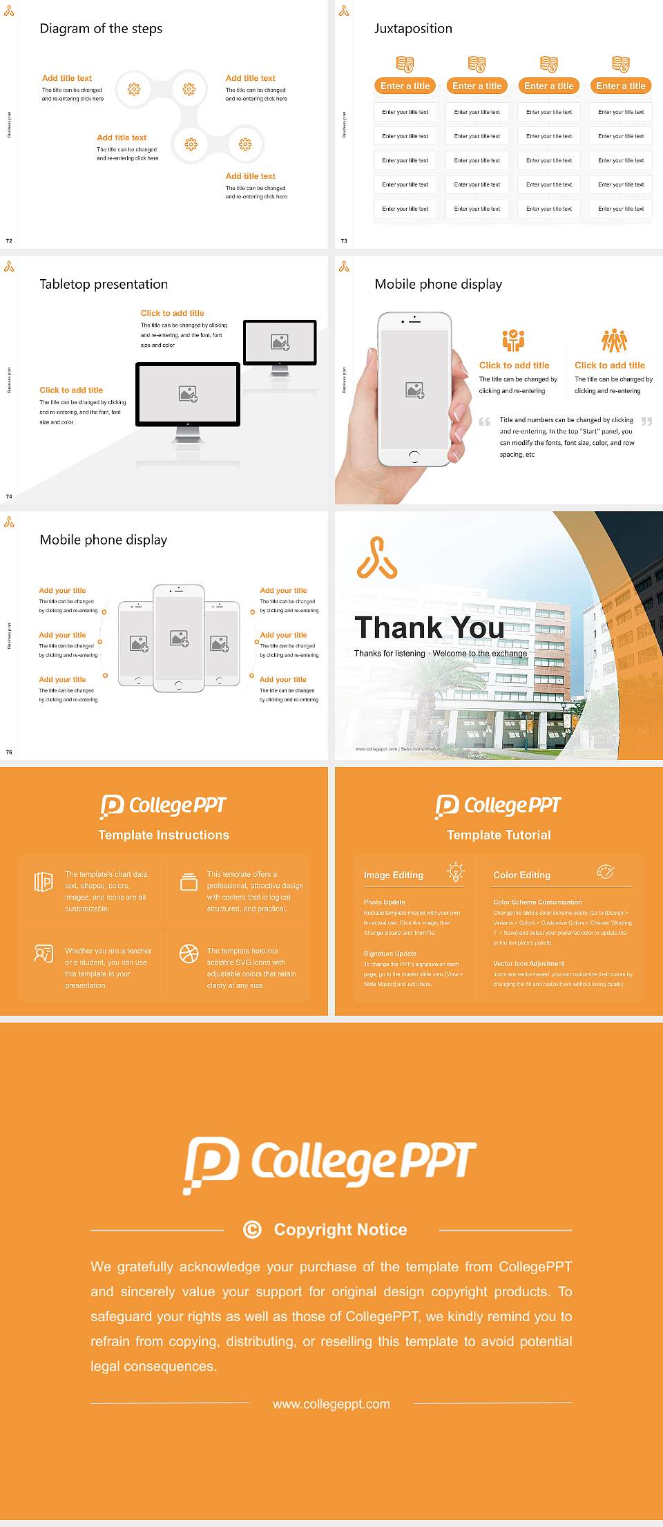 Setsunan University Competition/Entrepreneurship Contest PPT Template4:3 ratio PPT effect preview image9
