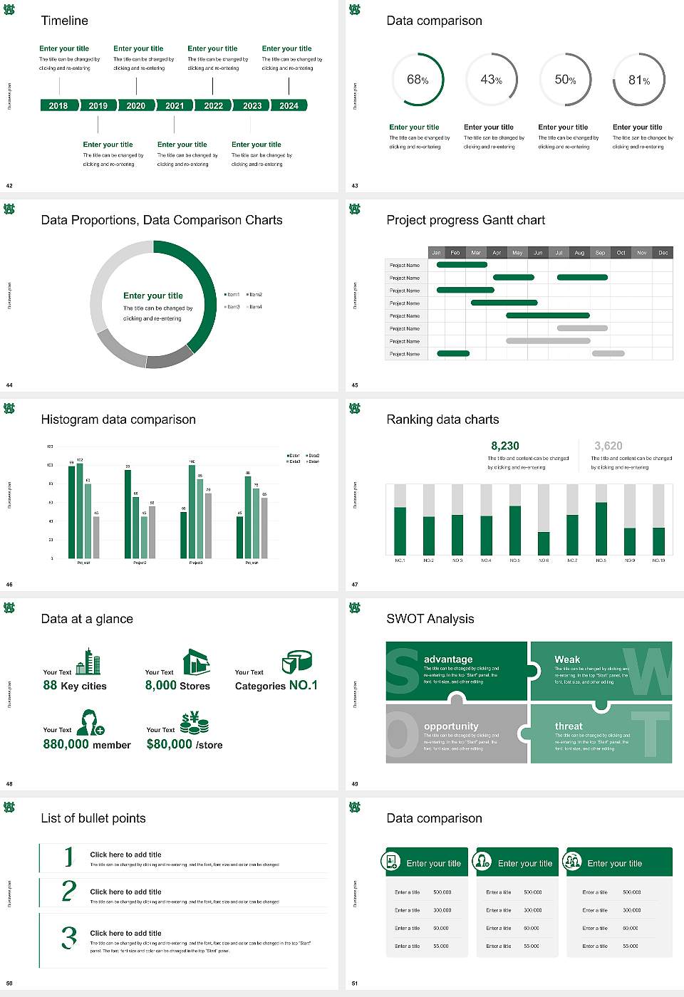 Seinan Gakuin University Competition/Entrepreneurship Contest PPT Template16:9 ratio PPT effect preview image6