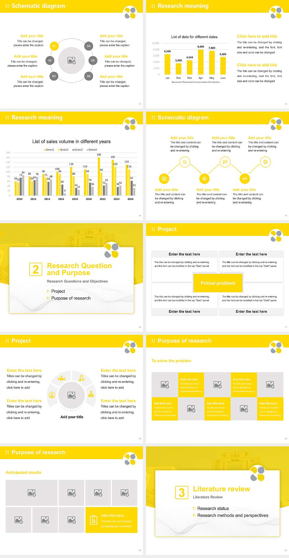 Sapporo Gakuin University Graduation Thesis Defense PPT Template4:3 ratio PPT effect preview image3